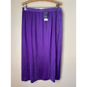 Cacique Purple Maxi Skirt With Tag Womens Plus Size Long Skirt Glam Indie Sleeze